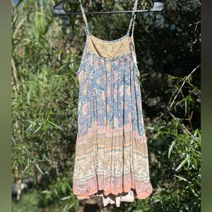 Spell Mossy strappy mini dress